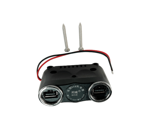 Модуль зарядки USB (двойной, стоит под сидением) Yutong 6122 3784-01047